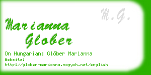 marianna glober business card